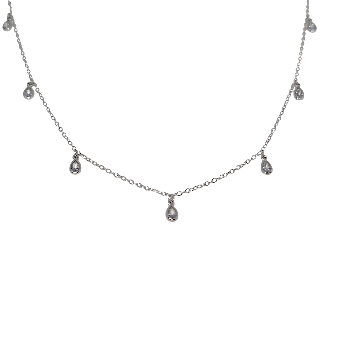 Collar Mónica Platino