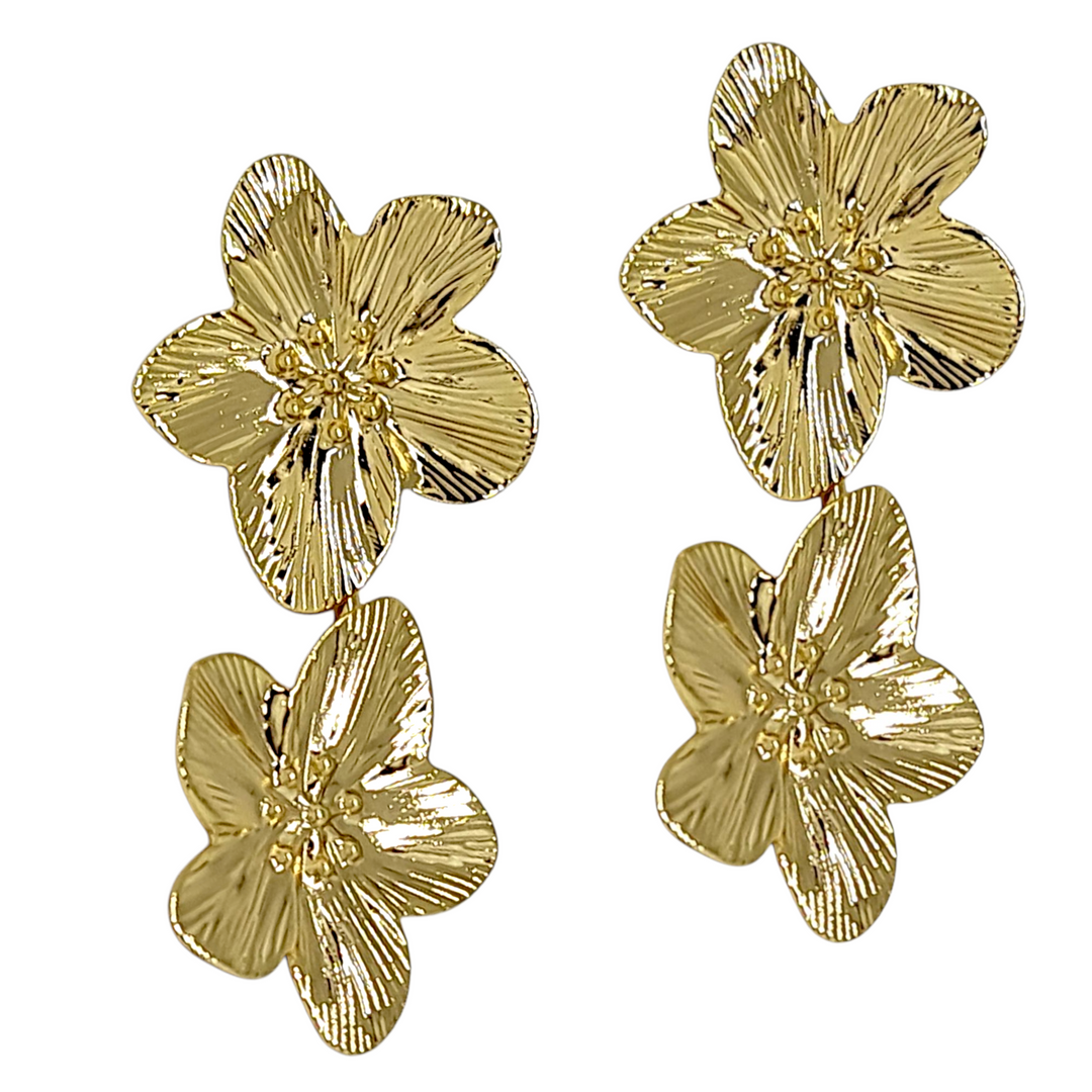 Aros Flores Ana Oro