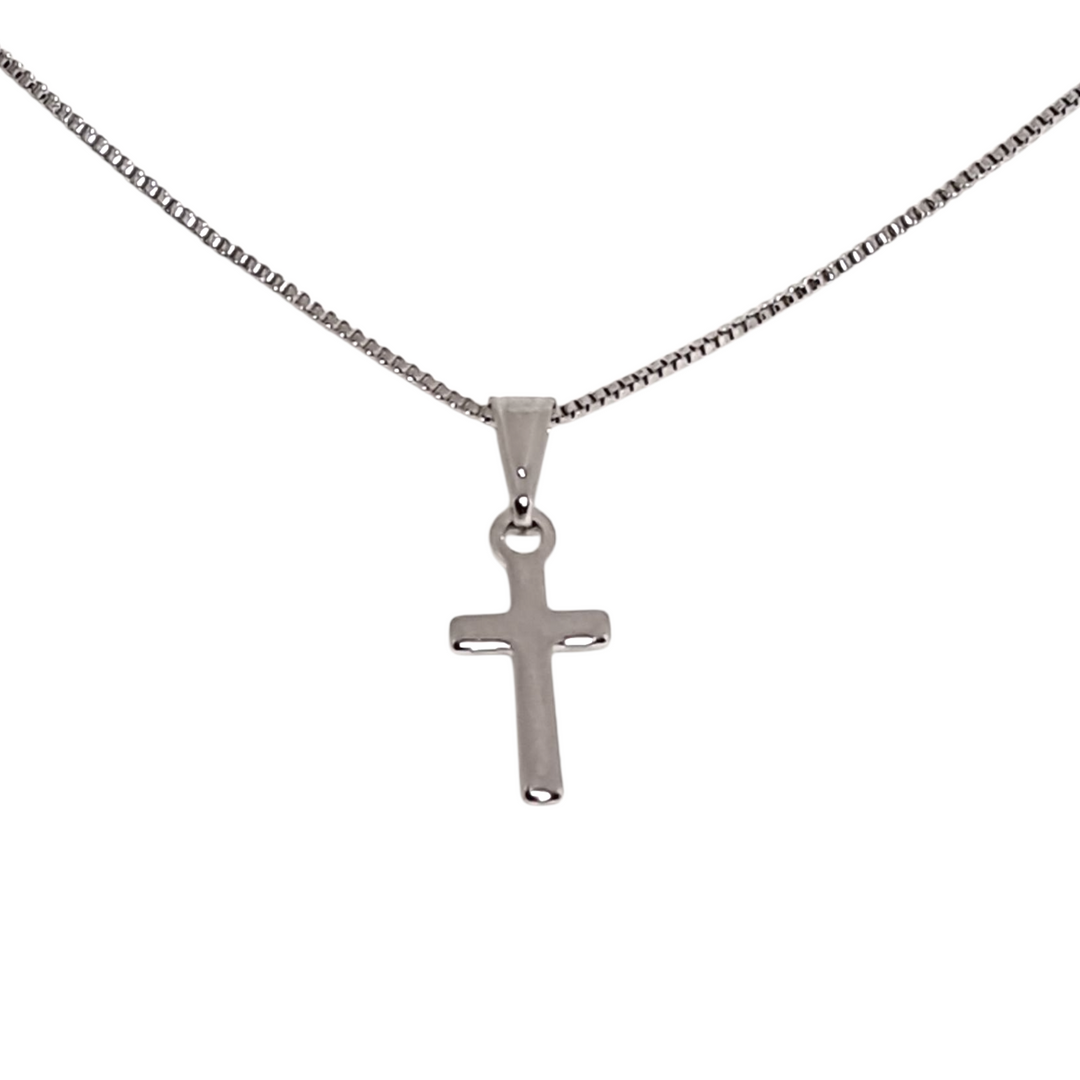 Collar Cruz Platino