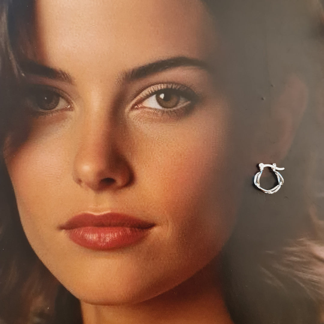 Argollas Camelia Plata