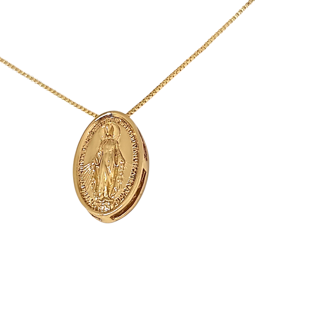 Virgen de los Rayos L Relieve Oro