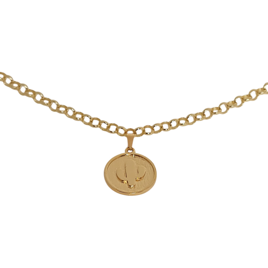 Collar Cactus Amanda Oro