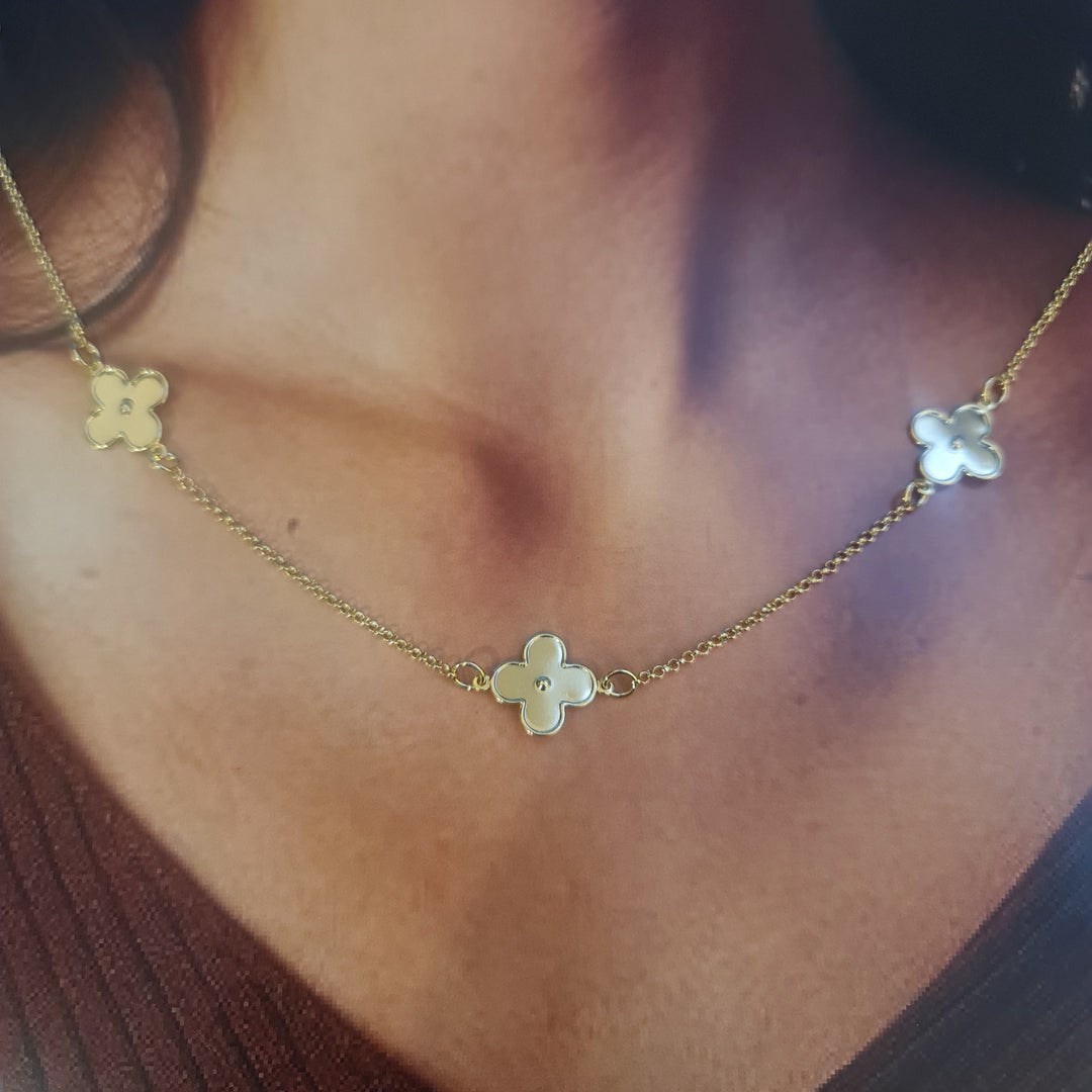 Collar Trébol Oro
