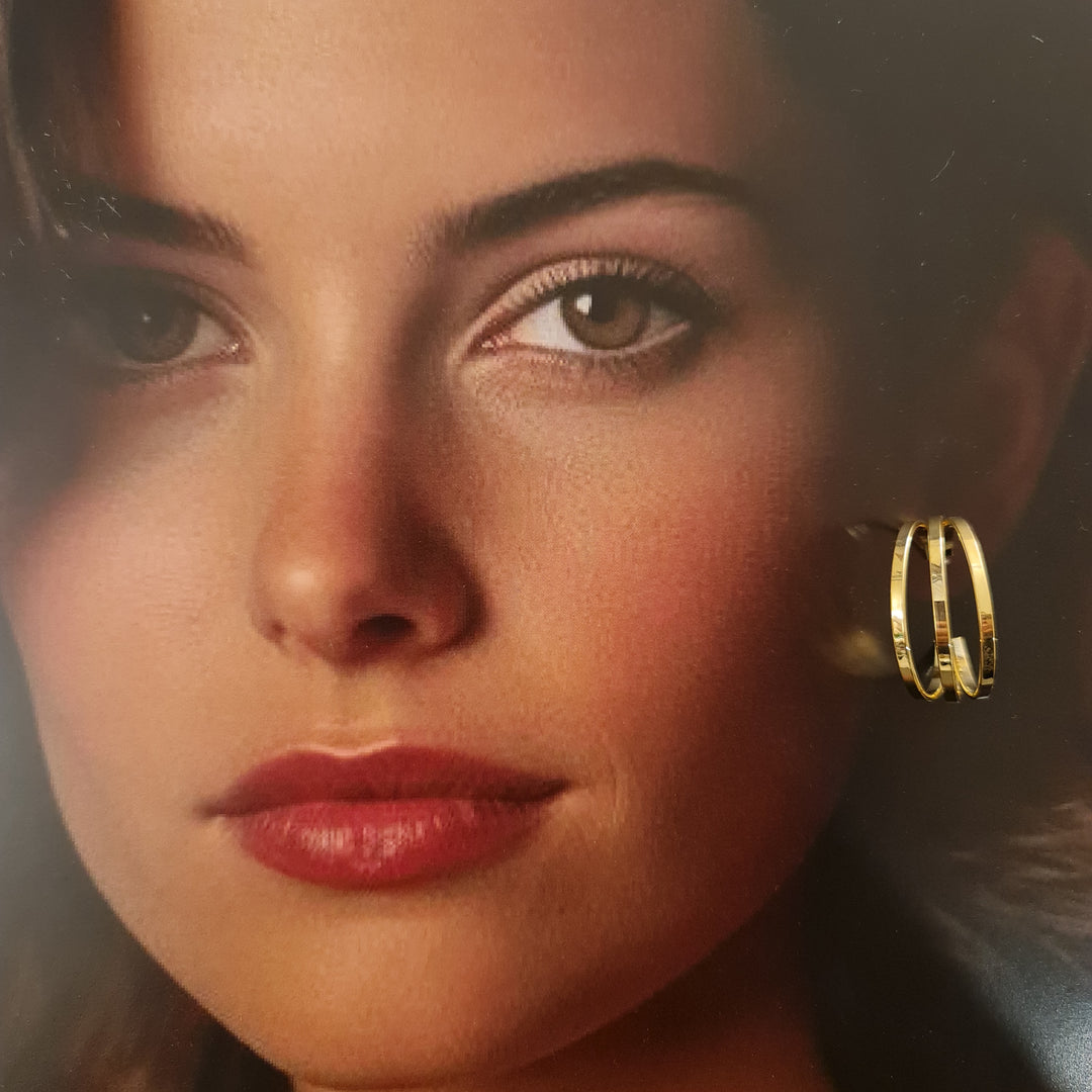 Argollas Triple Ana Oro