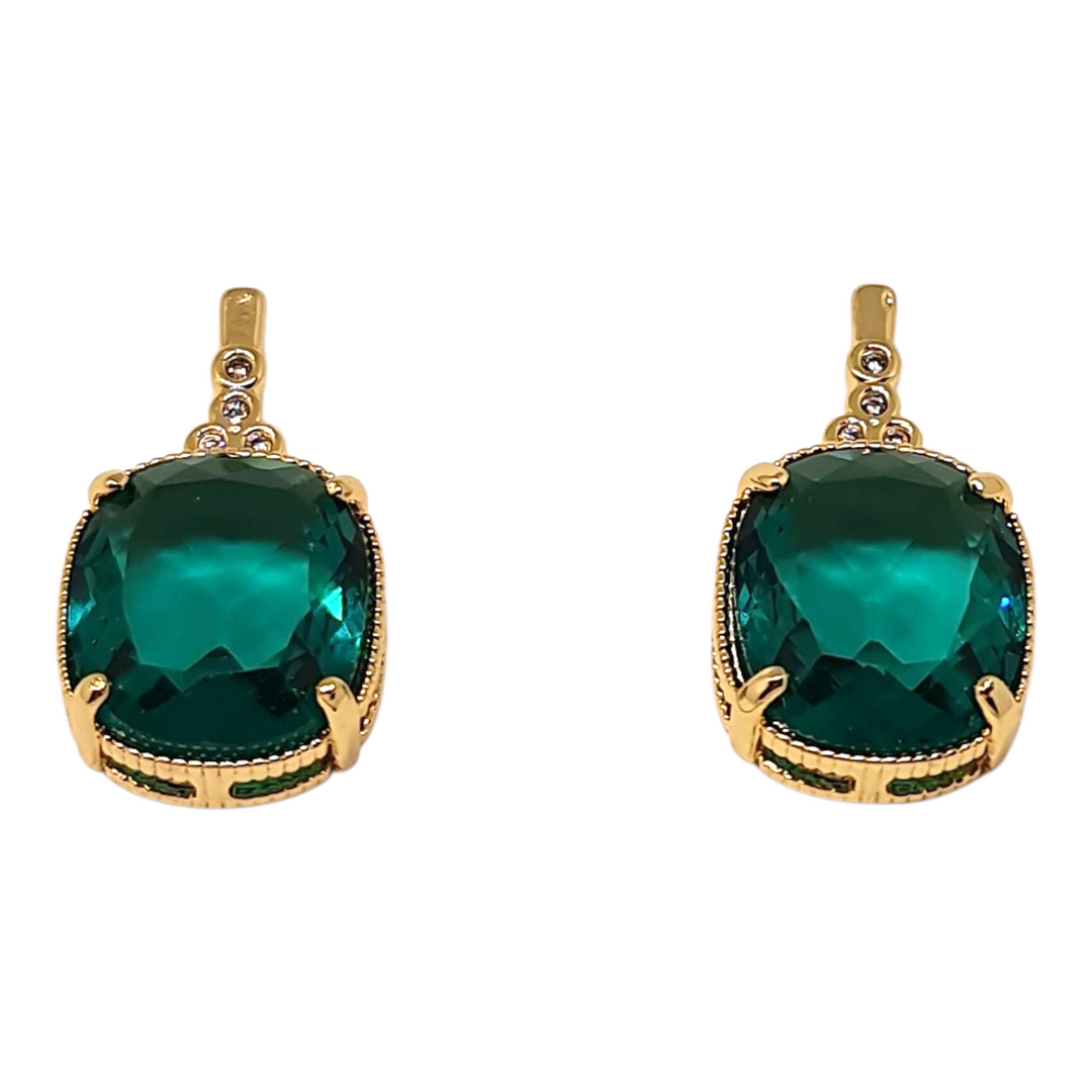 Aros Ana Esmeralda Oro