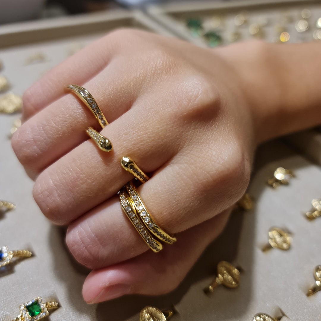 Anillo Infinito Ajustable Oro