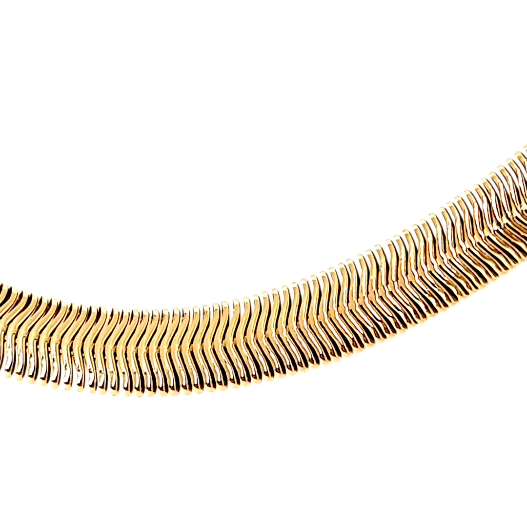 Collar Cinta Clara Oro