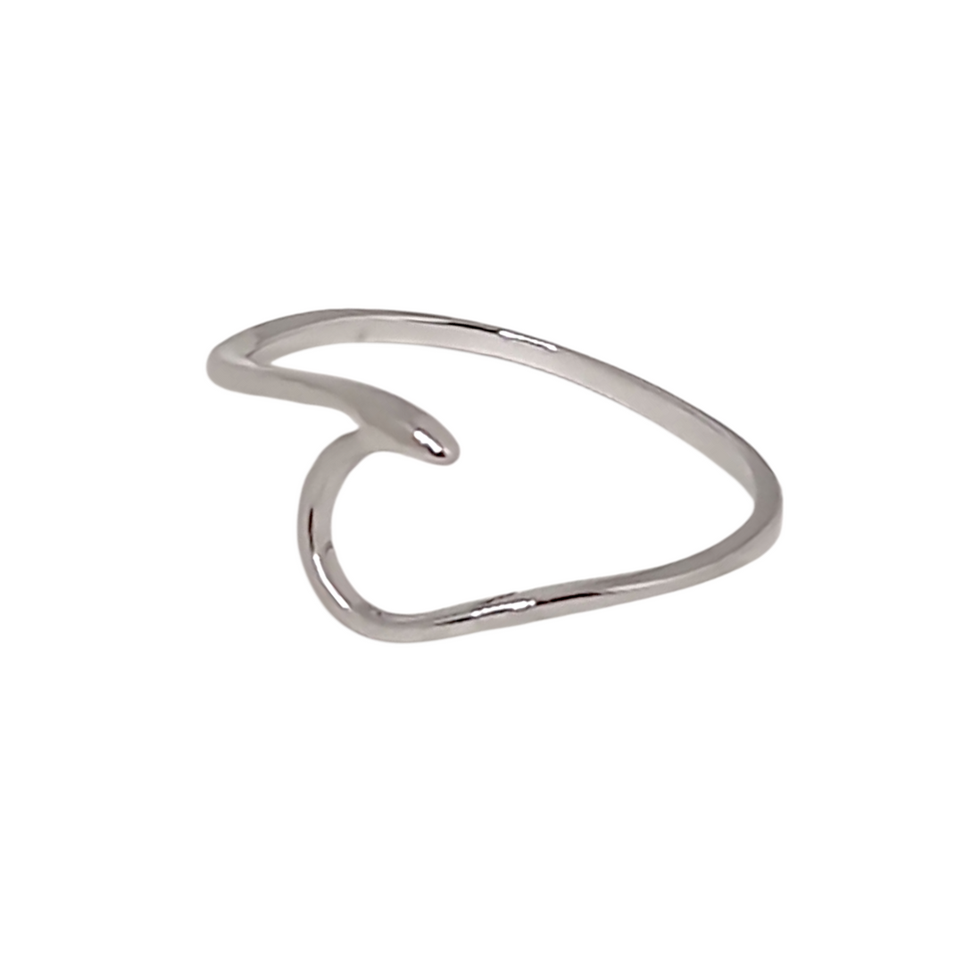 Anillo Olas Platino