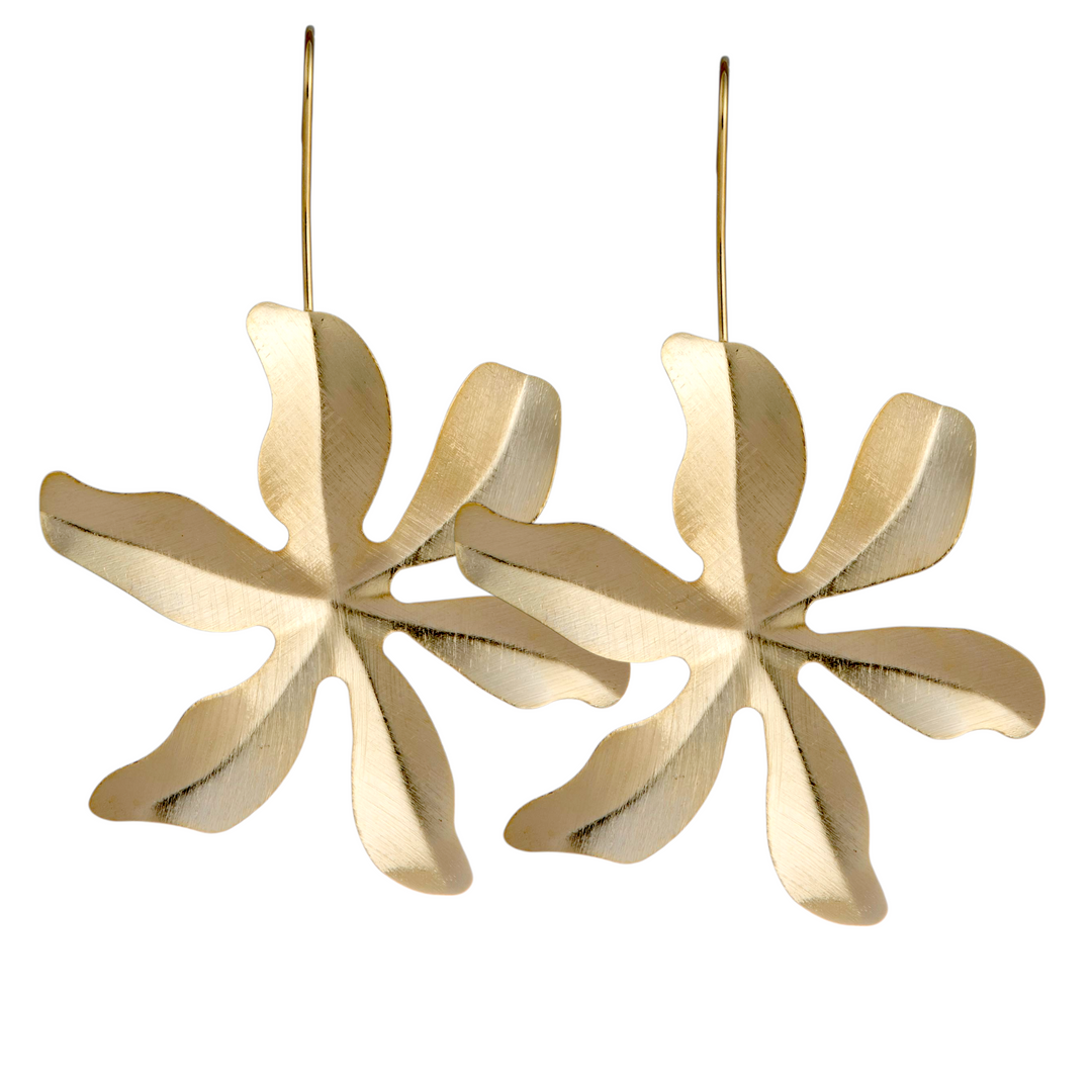 Aros Flor Sara Oro