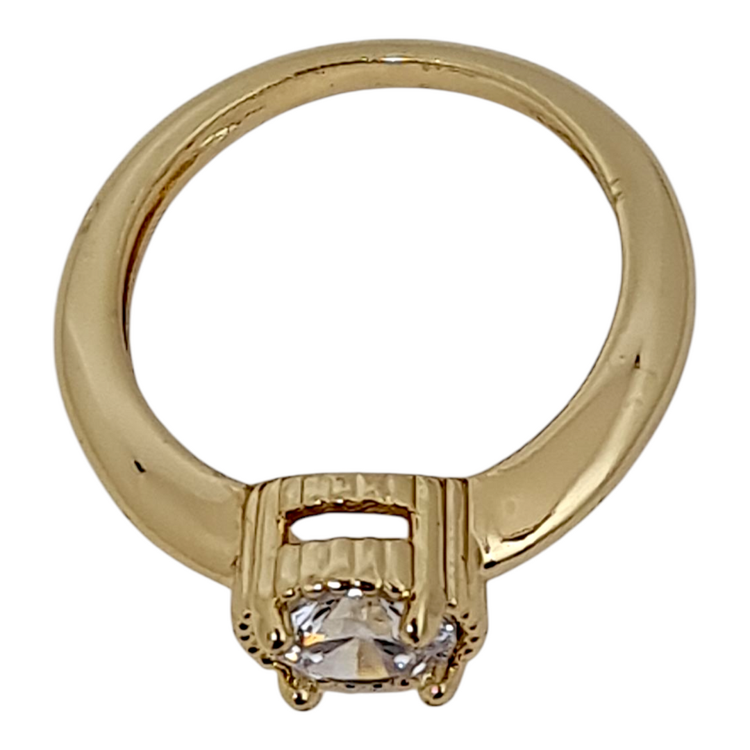 Anillo Carolina Solitario Oro