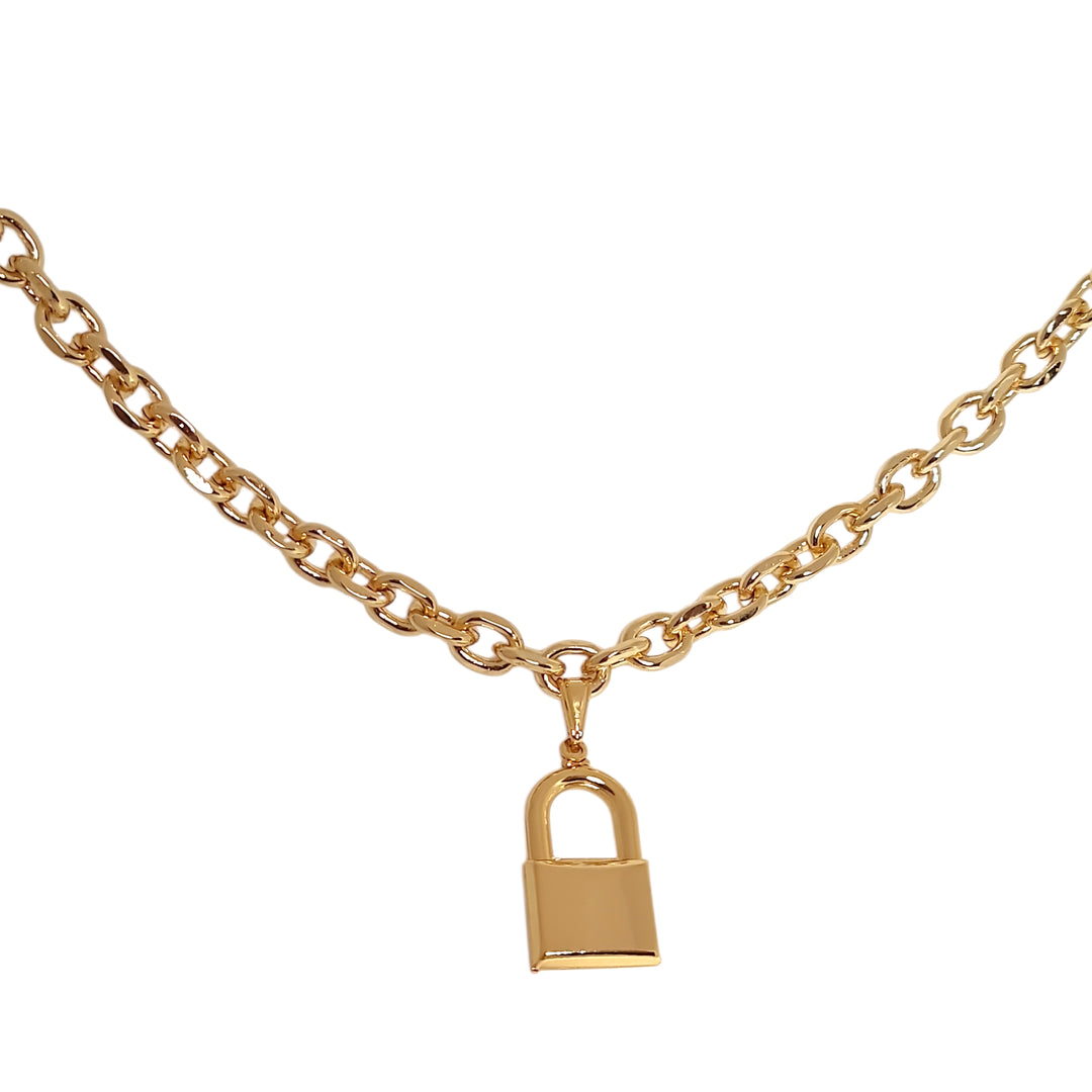 Collar Candado Carola Oro