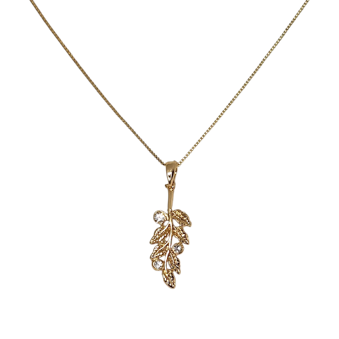 Collar Hoja Ana Circones Oro
