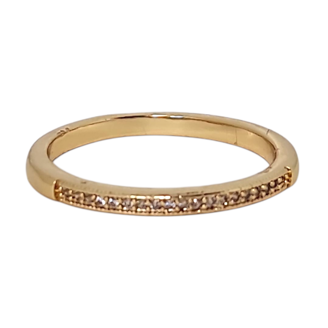 Anillo Cintillo Laura Oro