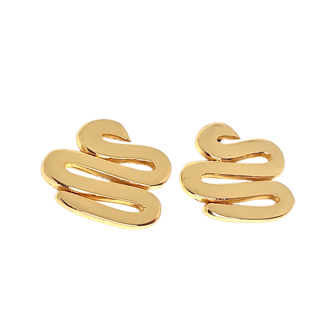 Aros Serpiente Emilia Oro