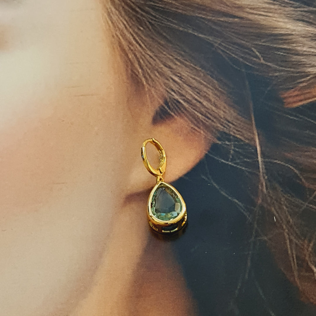 Aros Laura Aguamarina