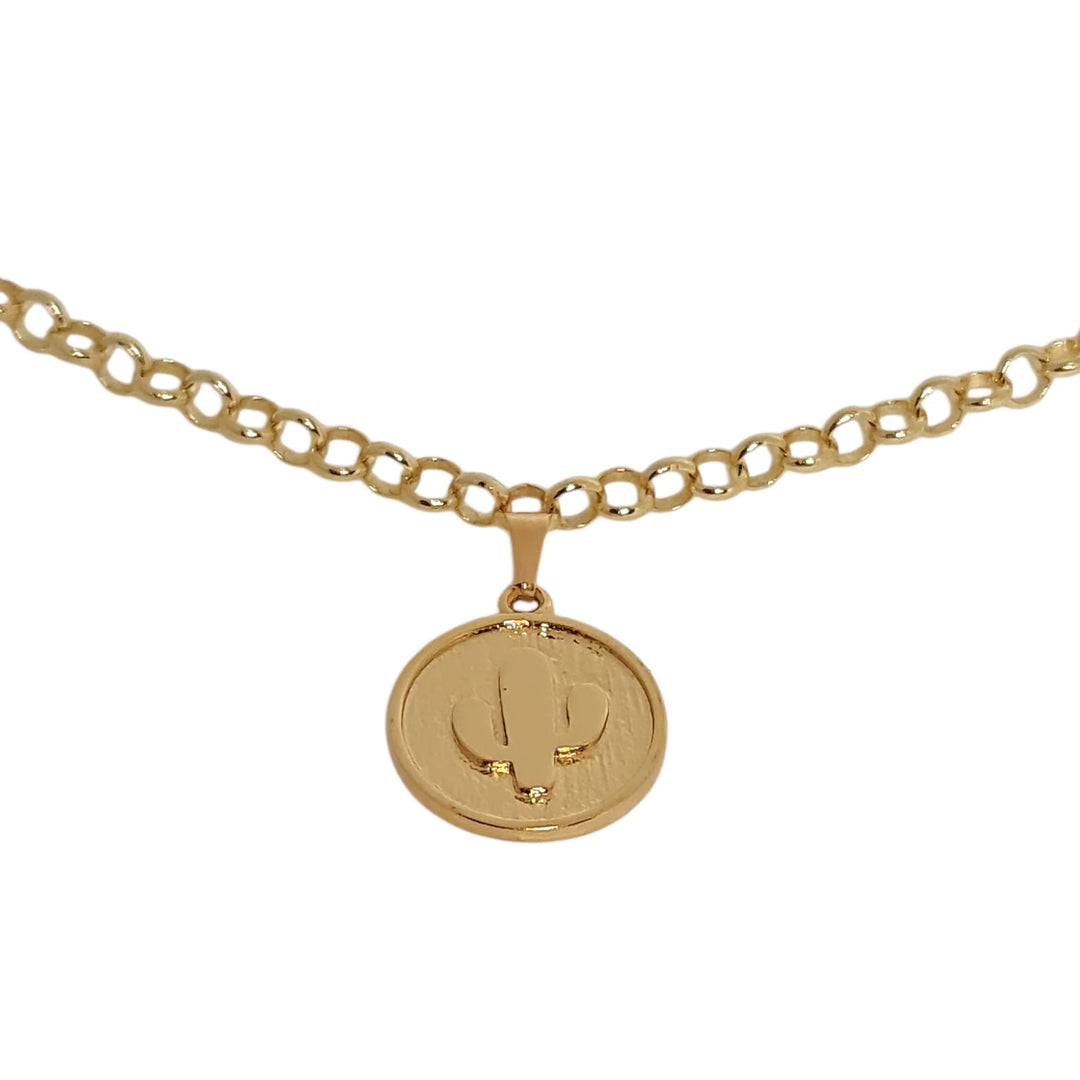 Collar Cactus Amanda Oro