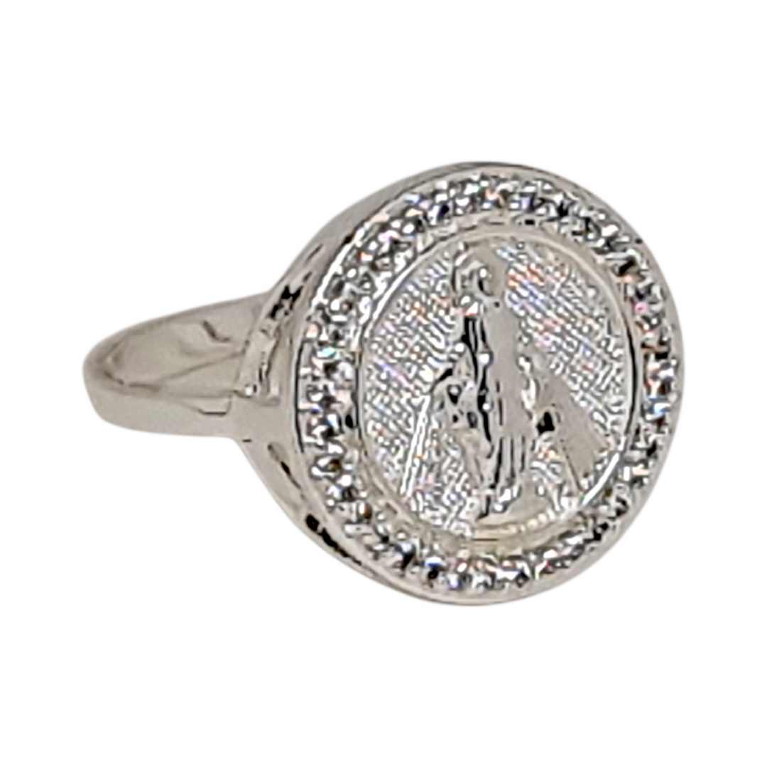 Anillo Virgen de los Rayos Plata