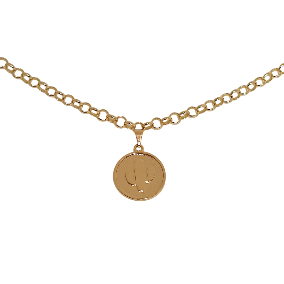 Collar Cactus Amanda Oro