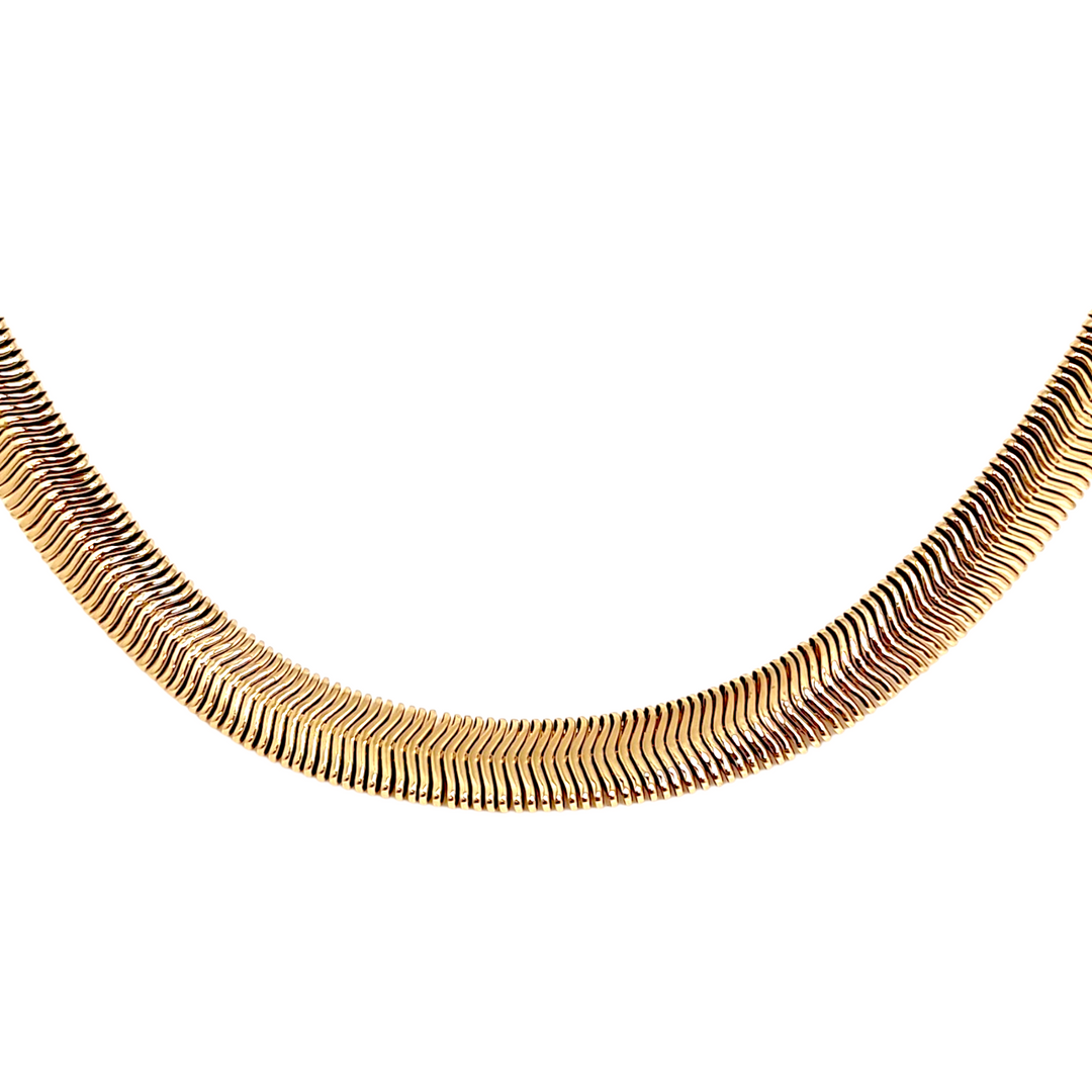 Collar Cinta Clara Oro