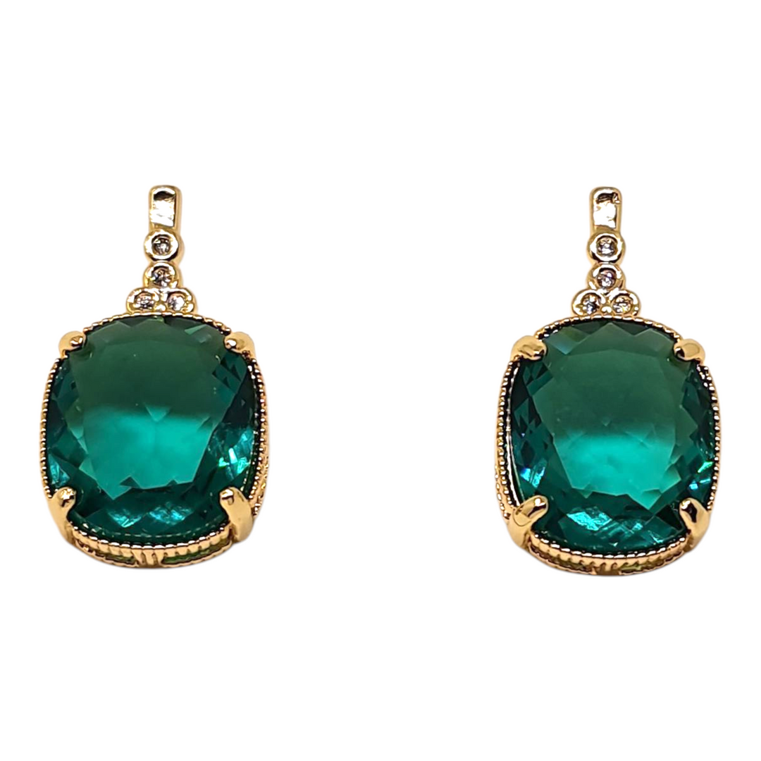 Aros Ana Esmeralda Oro