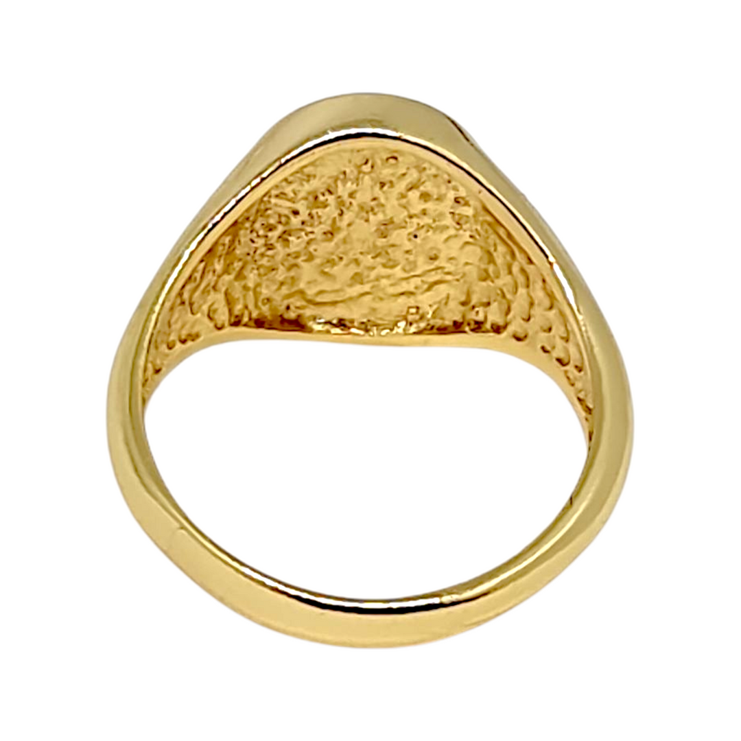 Anillo Sello Virgen de los Rayos Oro