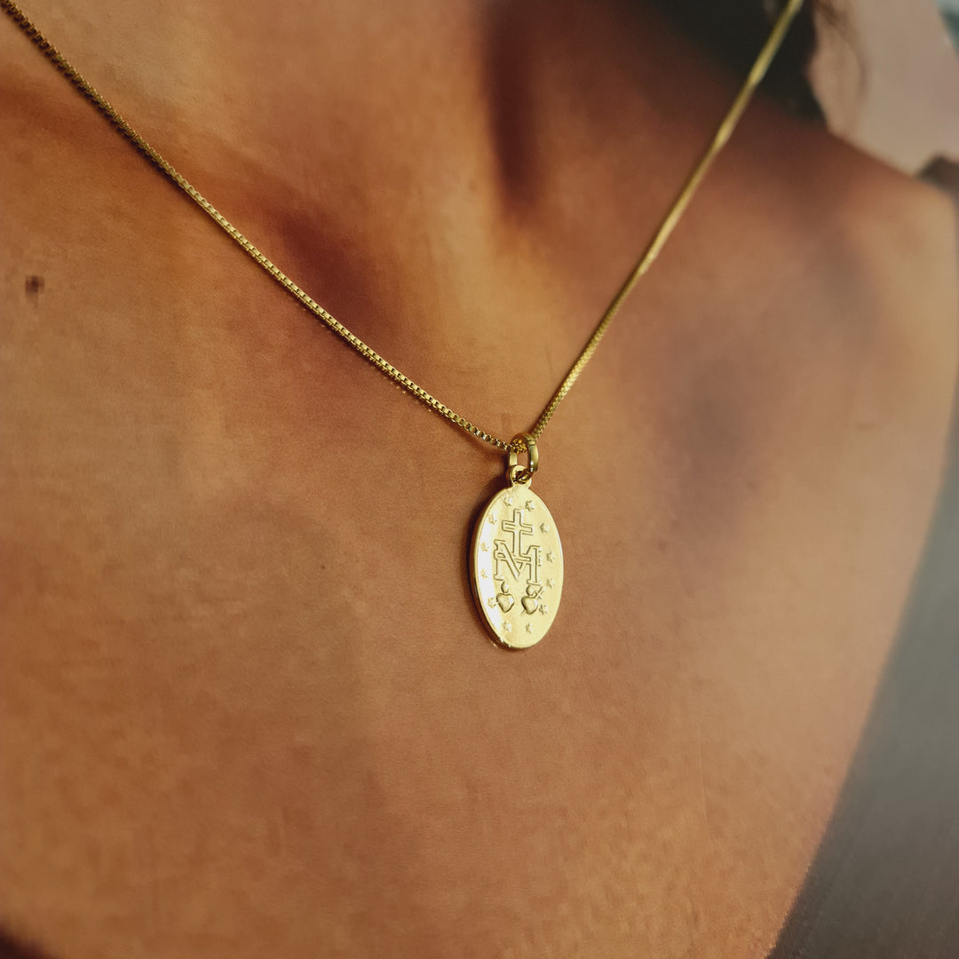 Virgen de los Rayos M Oro