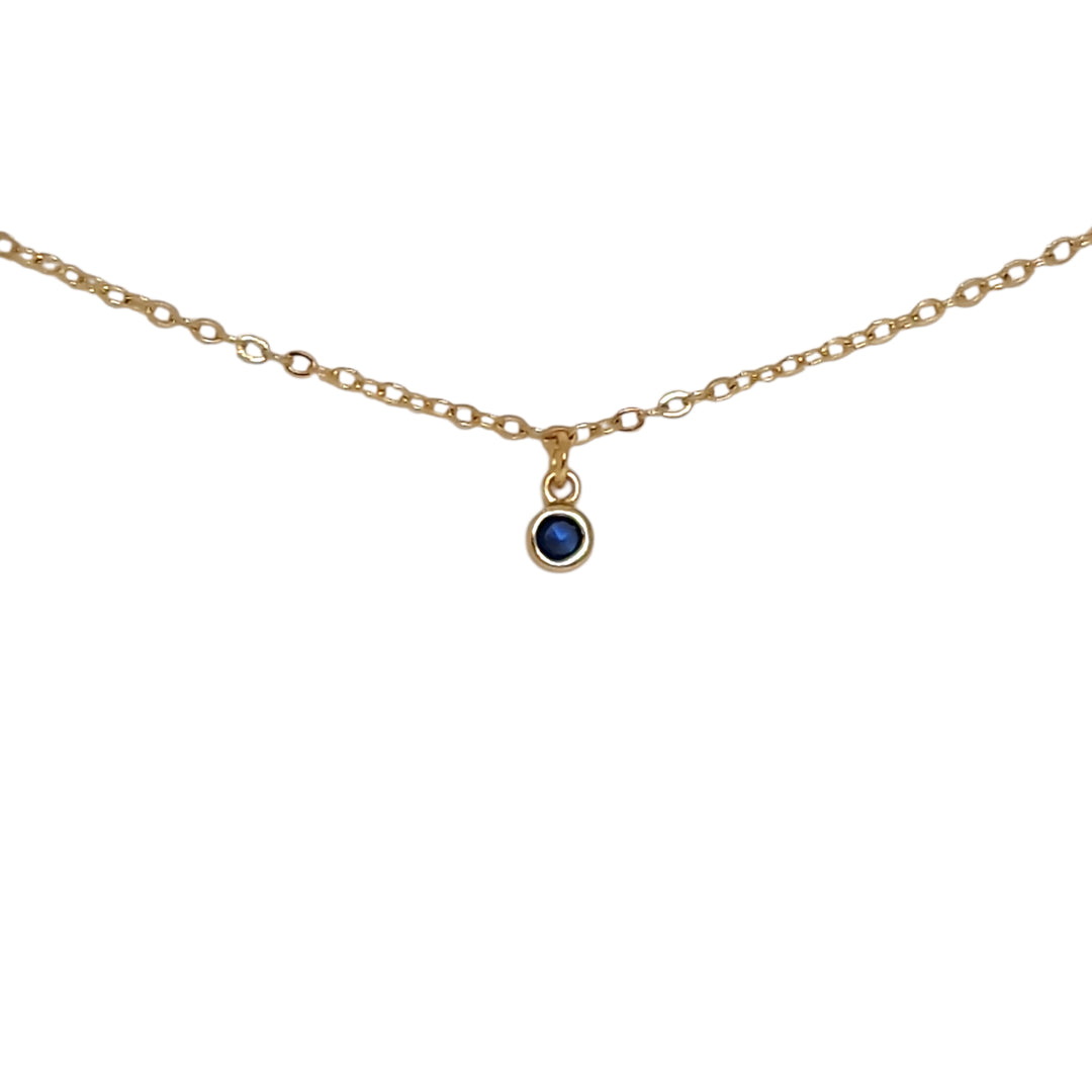 Collar Punto de Luz Colores Oro