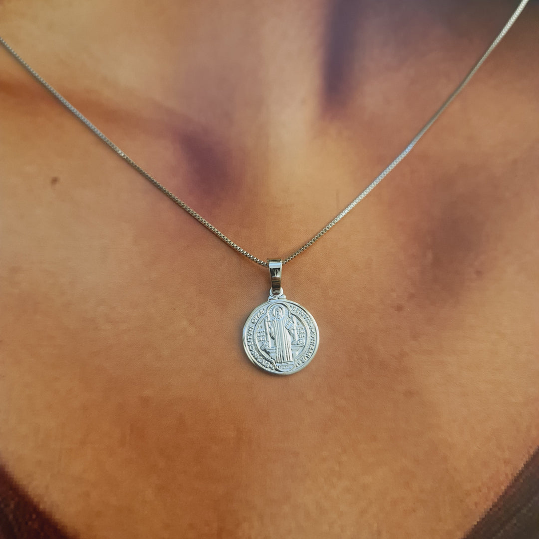 Collar San Benito M Plata