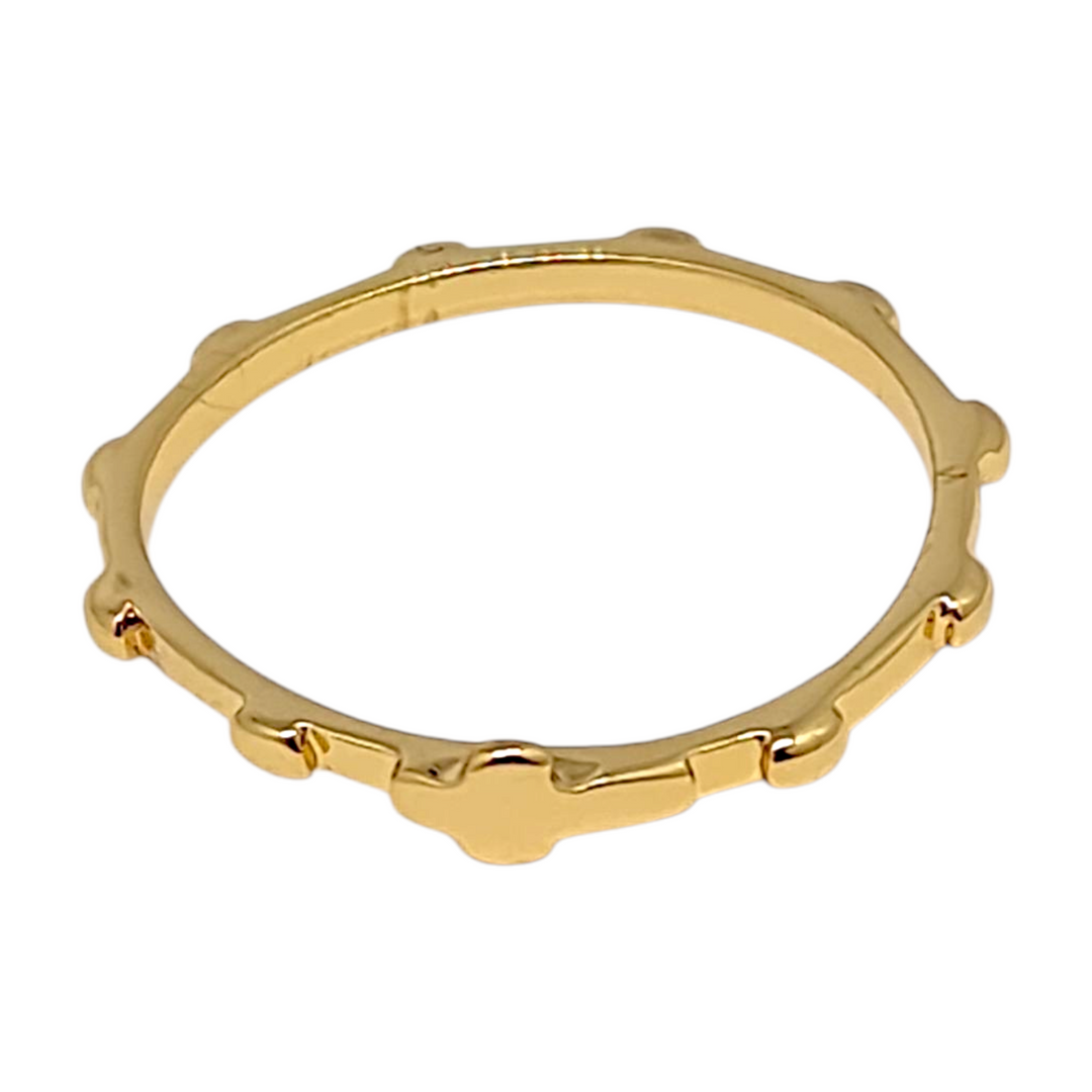 Anillo Denario Liso Oro