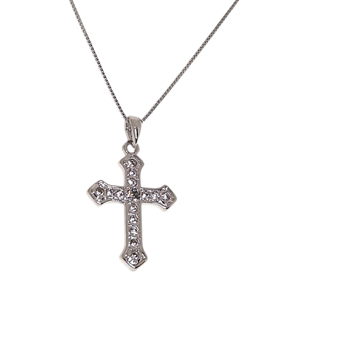 Collar Cruz Andrea Platino