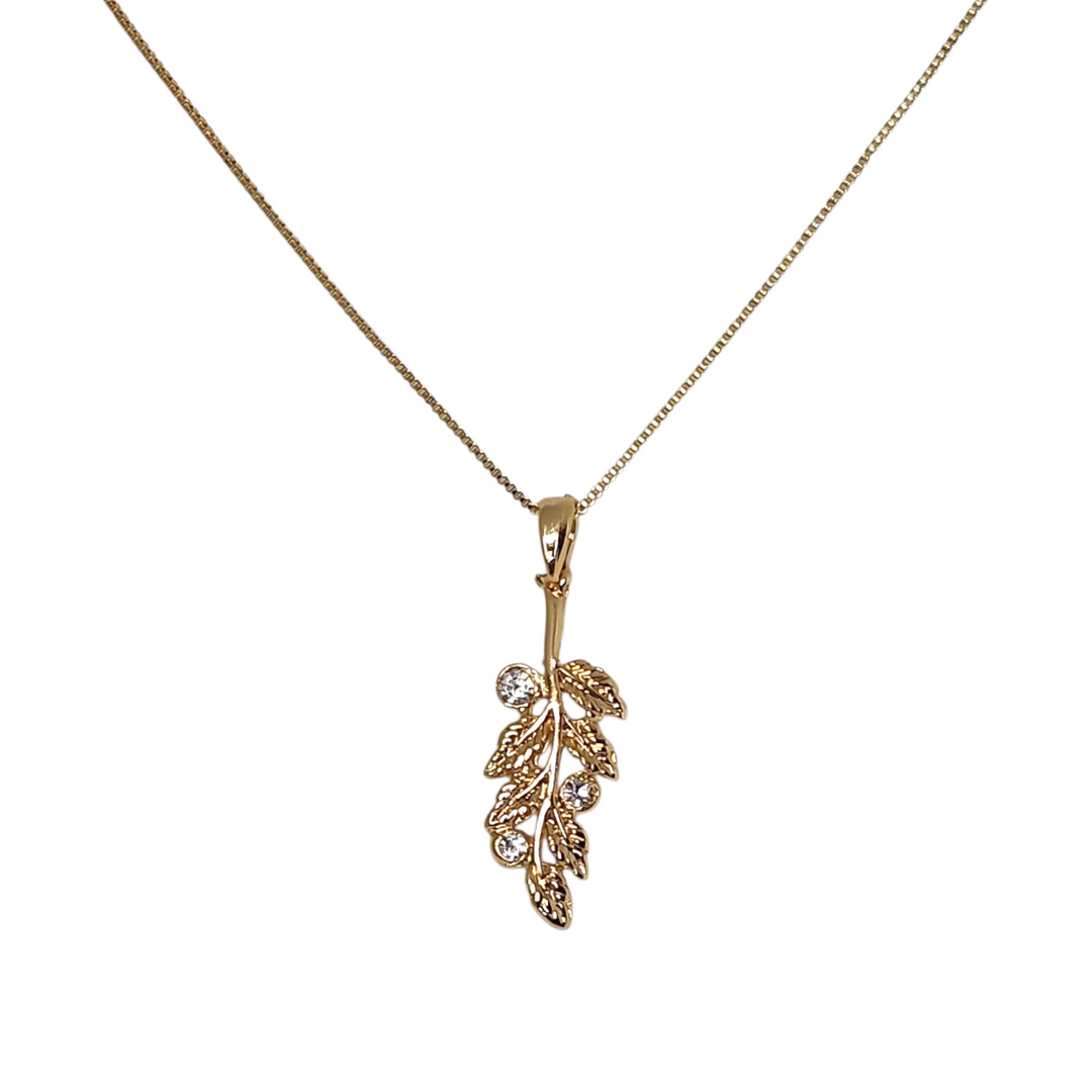 Collar Hoja Ana Circones Oro