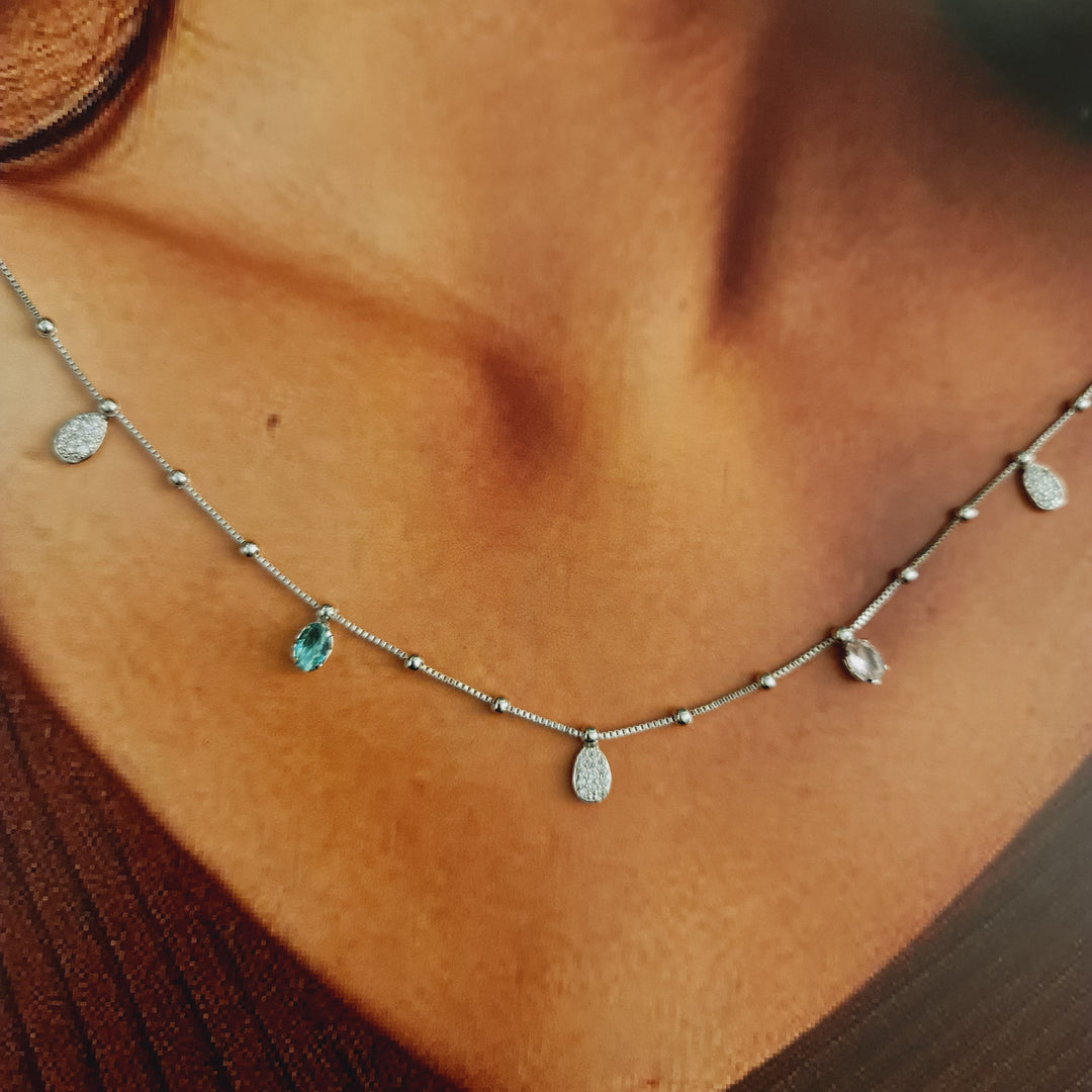 Collar Lourdes Platino