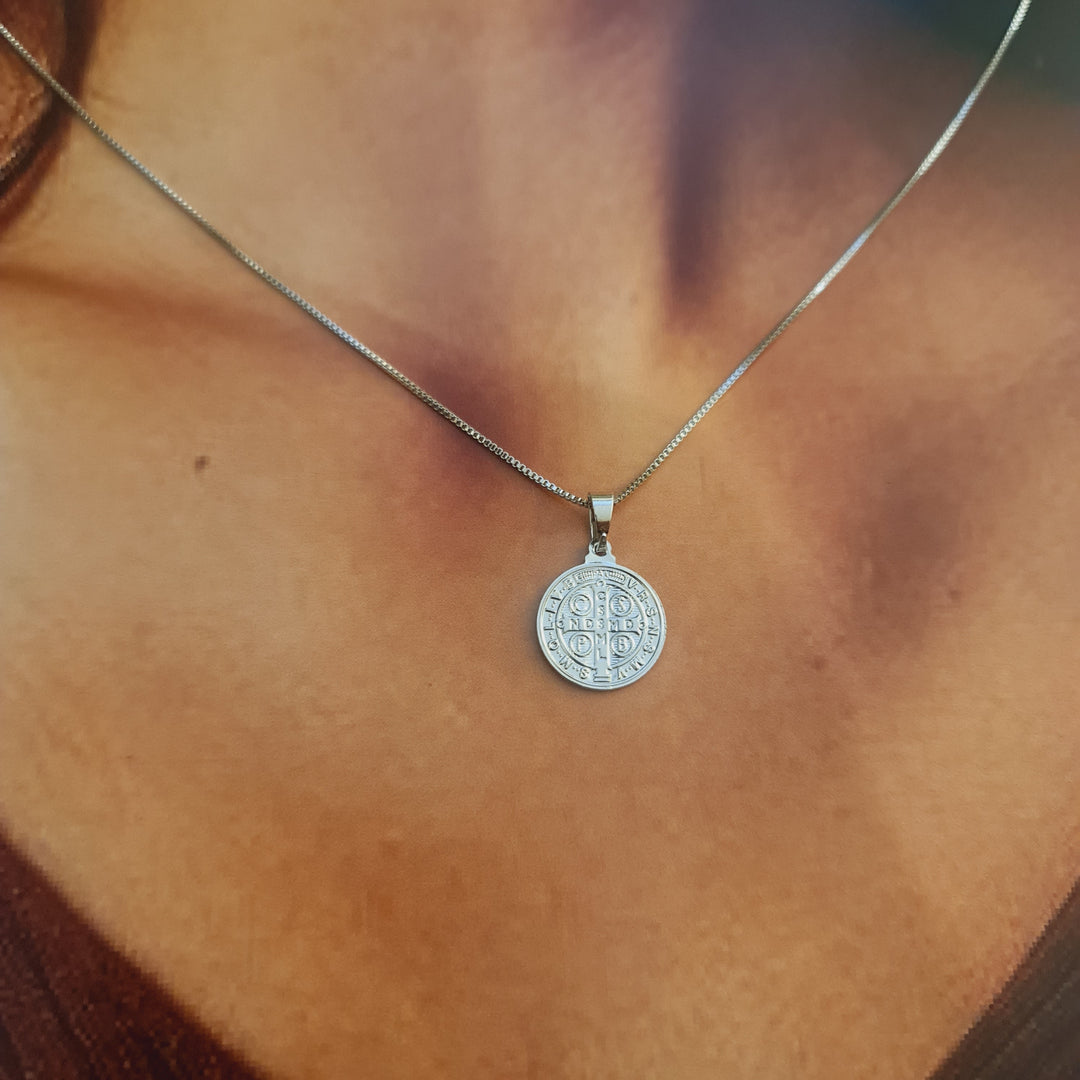 Collar San Benito M Plata