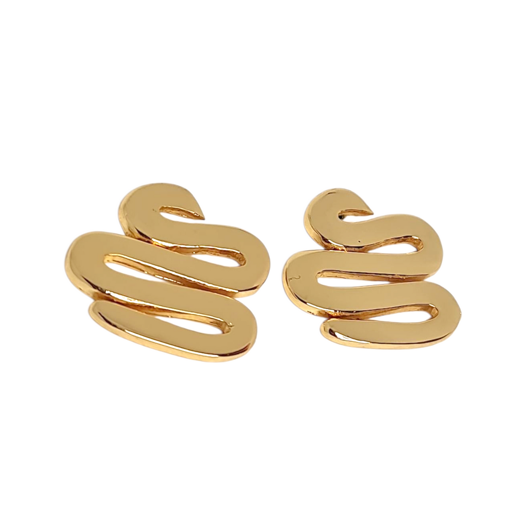 Aros Serpiente Emilia Oro