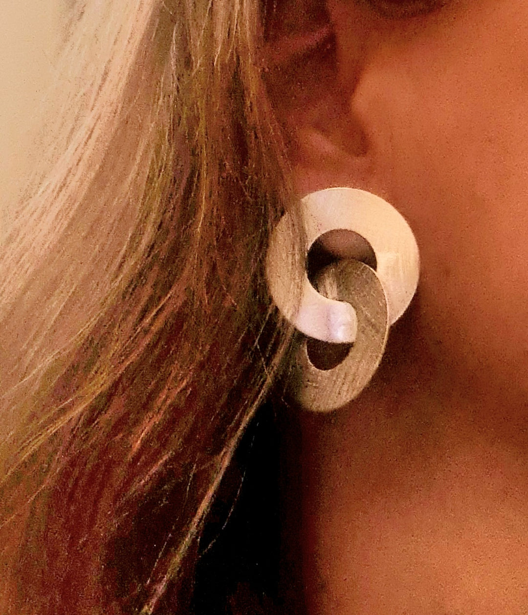 Aros Blanca Plata