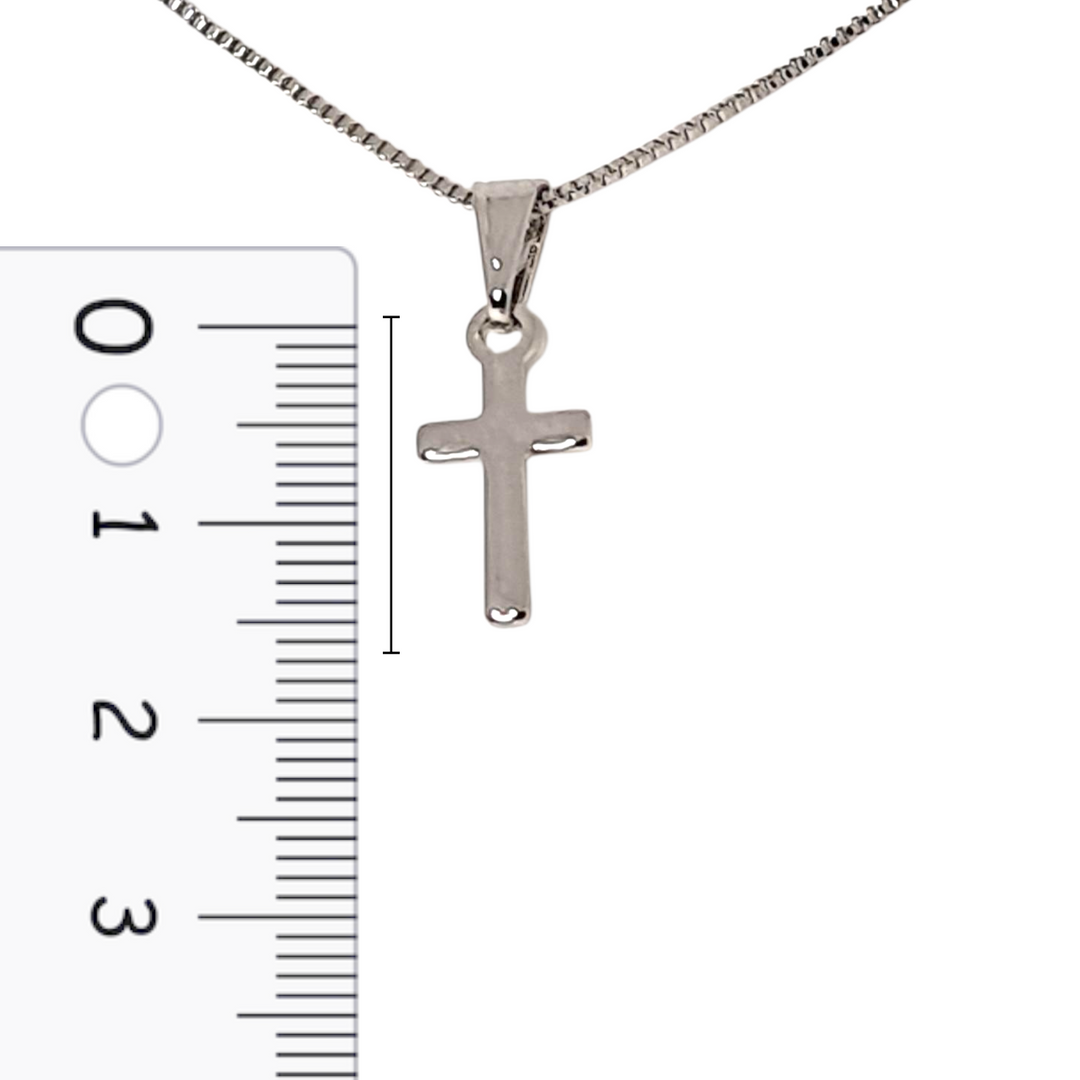 Collar Cruz Platino