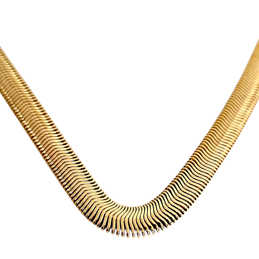 Collar Cinta Clara Oro