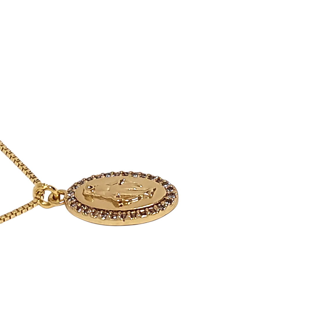 Collar Virgen De Los Rayos M Circones Oro