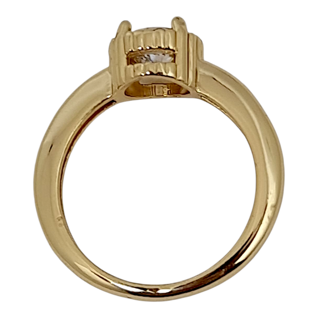 Anillo Carolina Solitario Oro