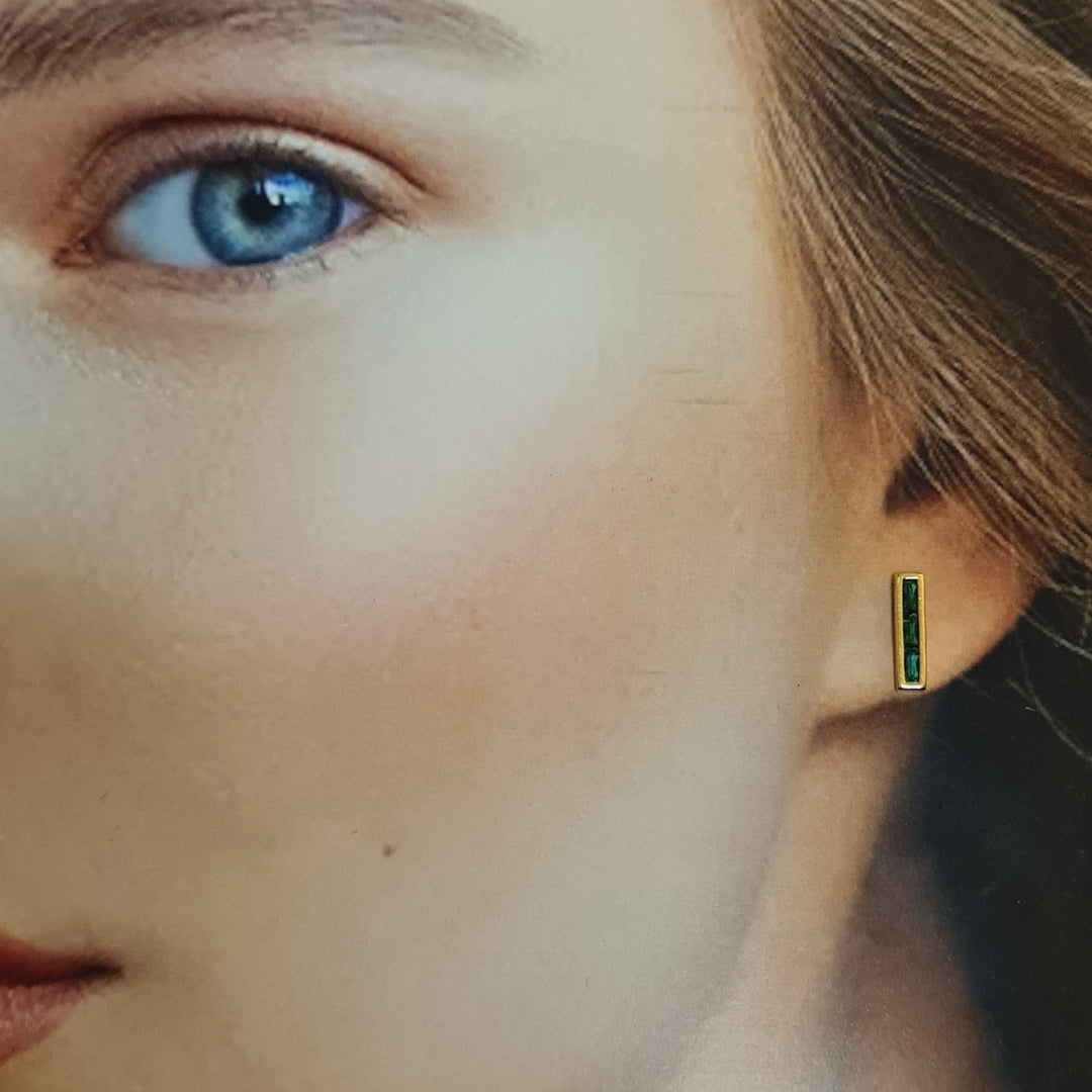 Aros Fernanda Esmeralda Oro