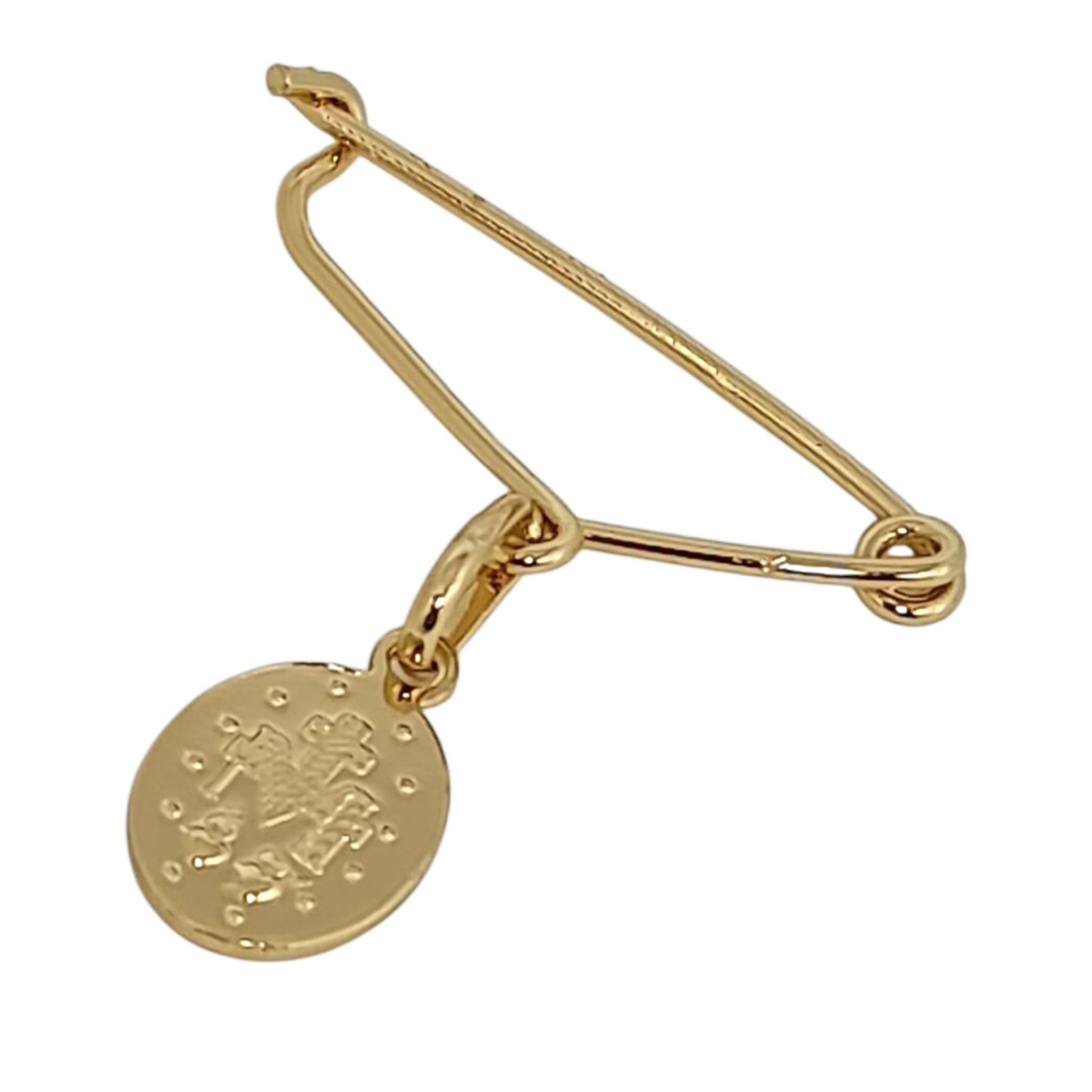 Alfiler Pin Bautizo Virgen de los Rayos oro
