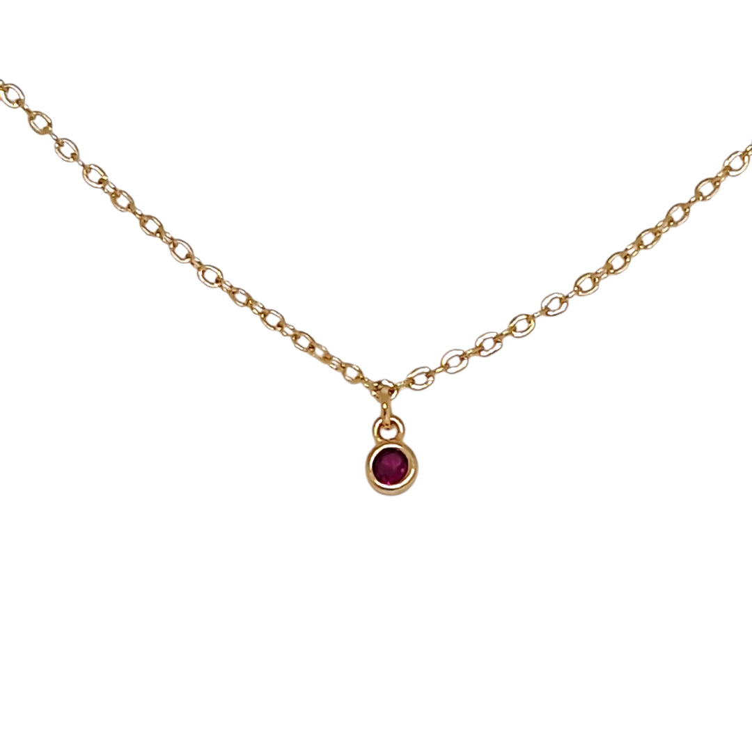 Collar Punto de Luz Colores Oro