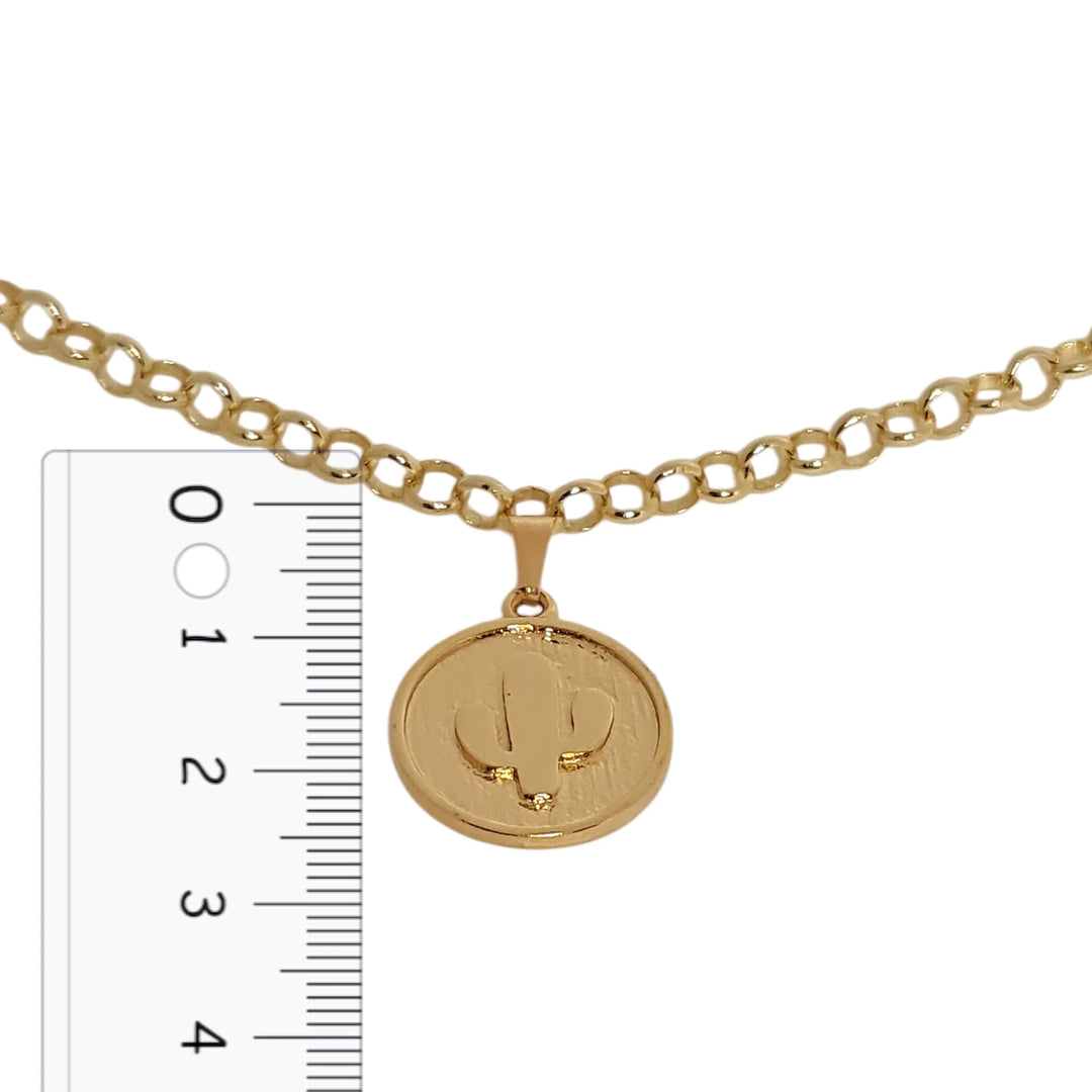 Collar Cactus Amanda Oro