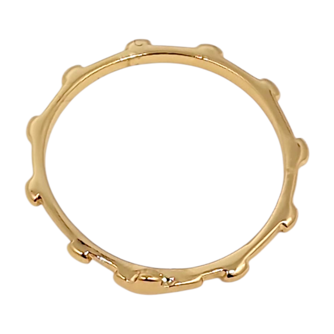 Anillo Denario Liso Oro