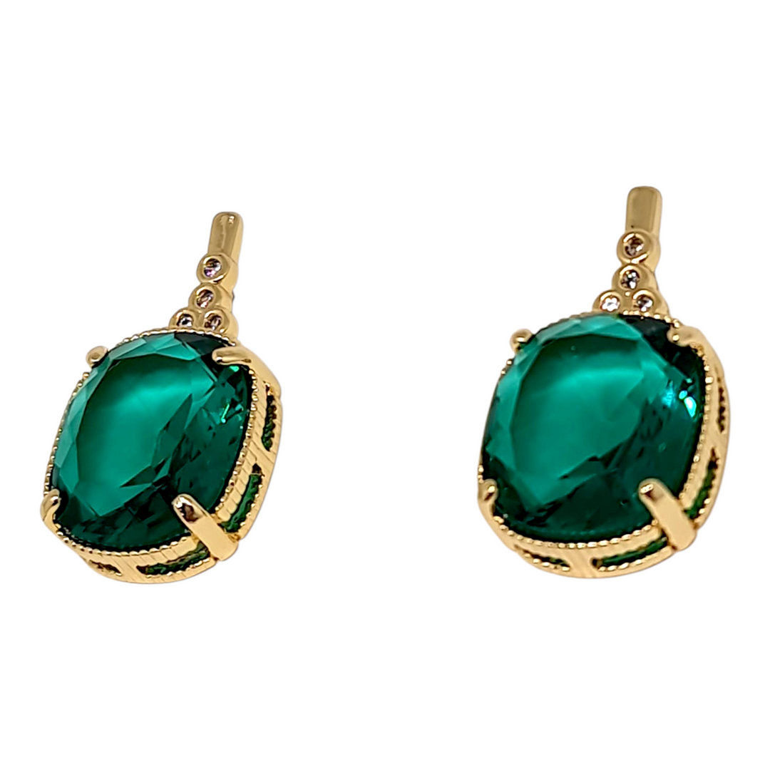 Aros Ana Esmeralda Oro