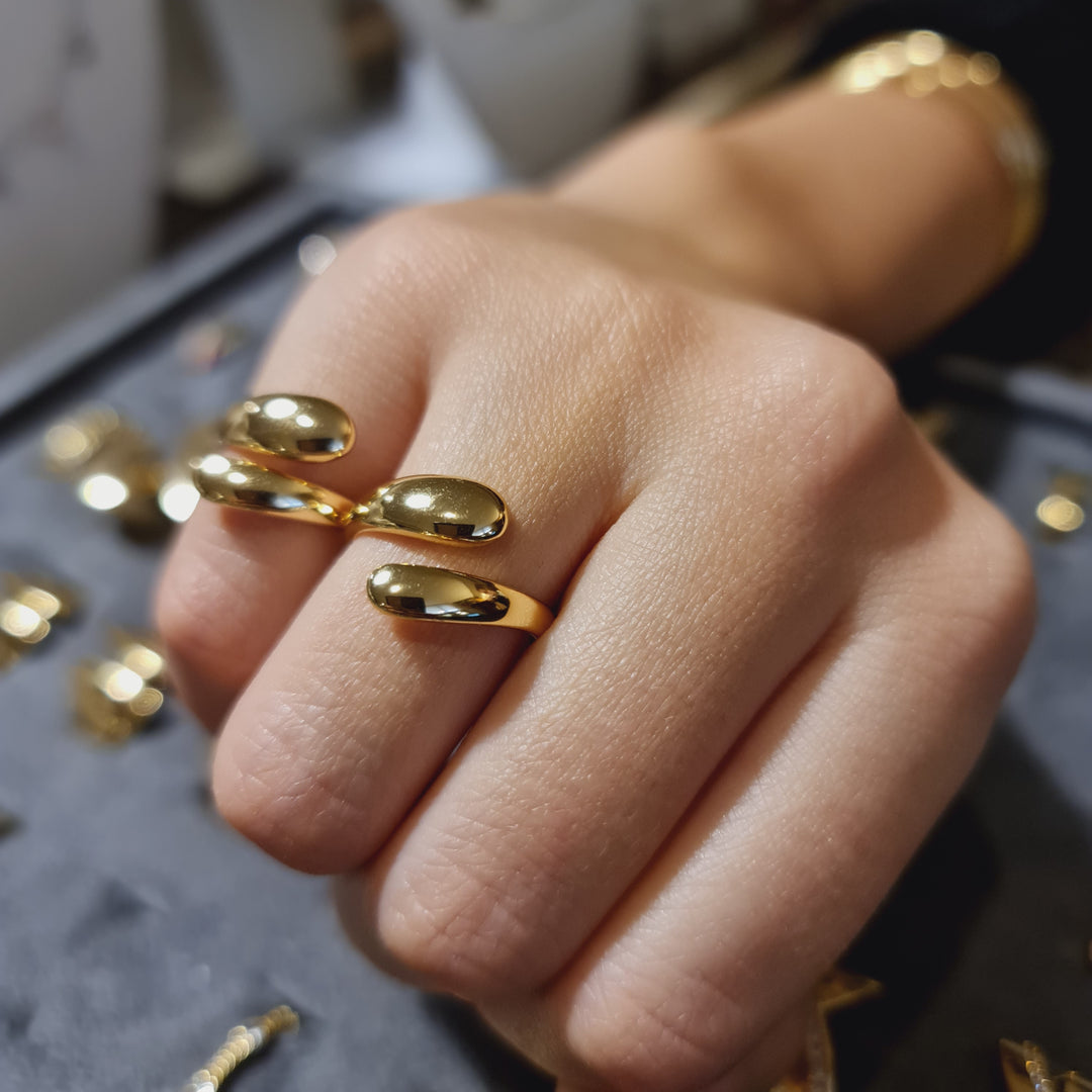 Anillo Trinidad Ajustable Oro