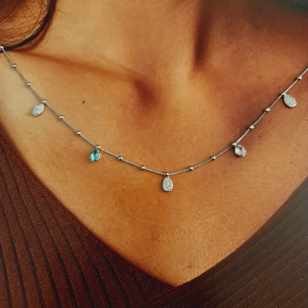 Collar Lourdes Platino