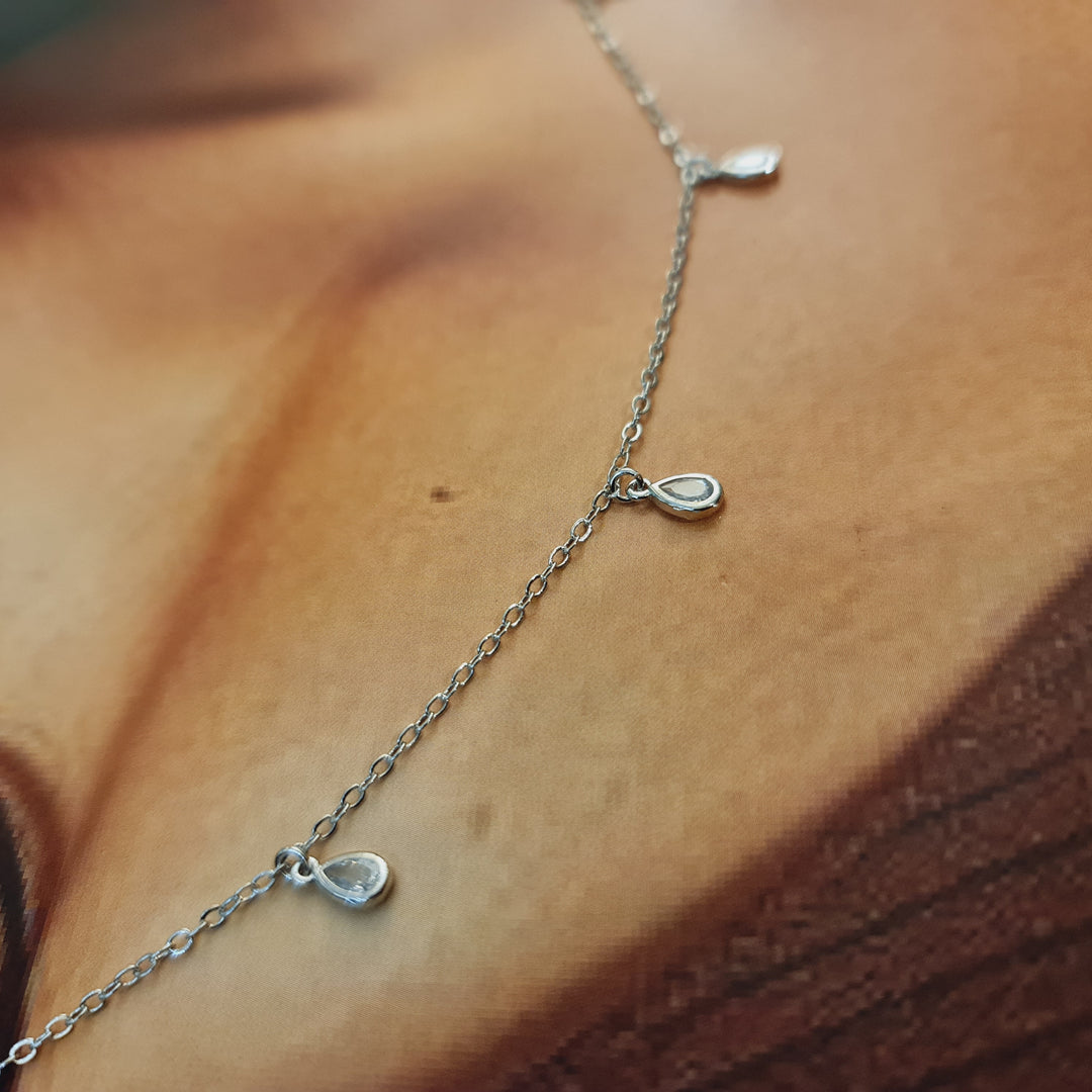 Collar Mónica Platino