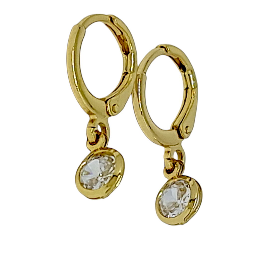 Argollas Andrea 2 Centímetros Oro