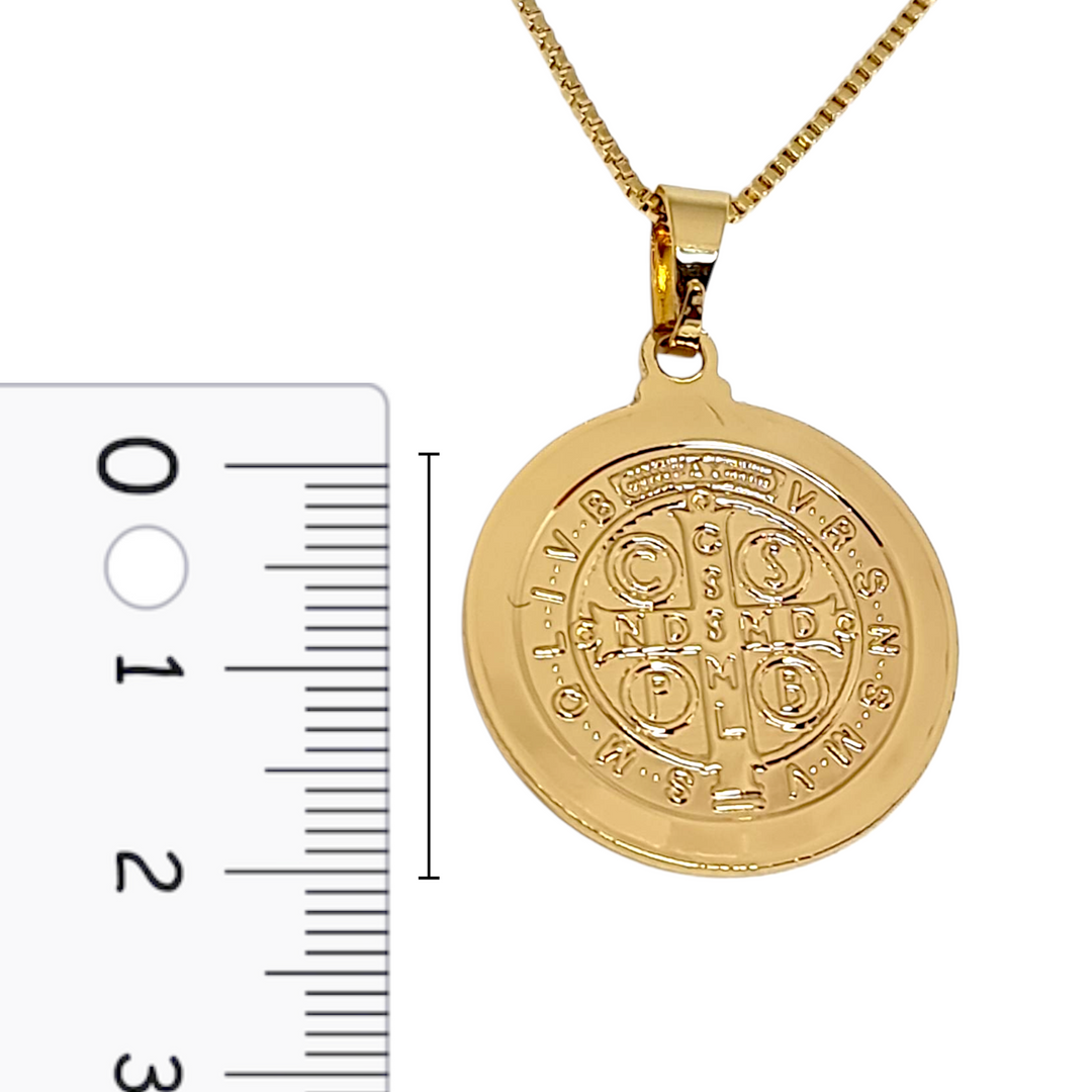 Collar San Benito Borde Oro